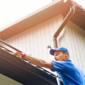 How do I clean my gutters after installation?